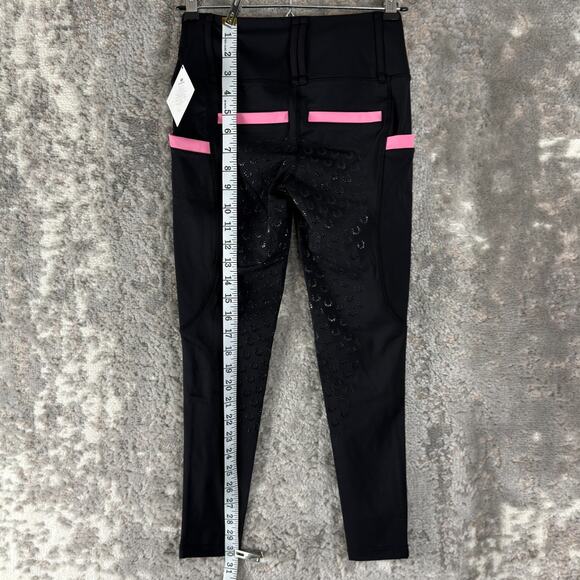 NEW Fitst4 Size M Casual Leggings Stretch Pants Black Ankle Pull On NWT - Picture 2 of 9